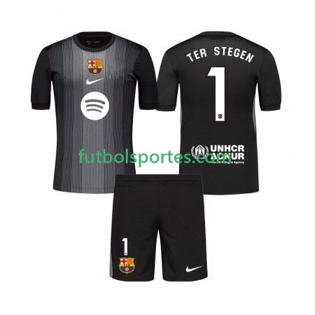 Camiseta FC Barcelona Ter Stegen 1 Portero Niño Tercera Equipación 2025/2026